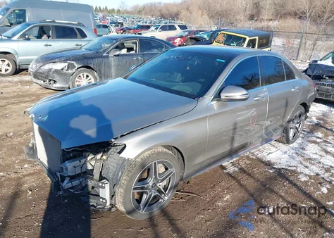 2020 Mercedes-Benz C 300 4Matic из США, поврежденный, VIN WDDWF8EB7LR556412